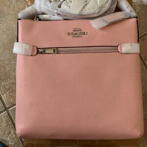 Coach Rowan File Crossbody bag light pink NWT